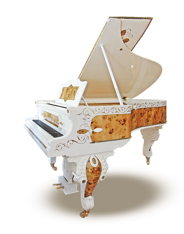 Инкрустированный рояль в стиле Людовика XV Blüthner (Лейпциг, Германия)