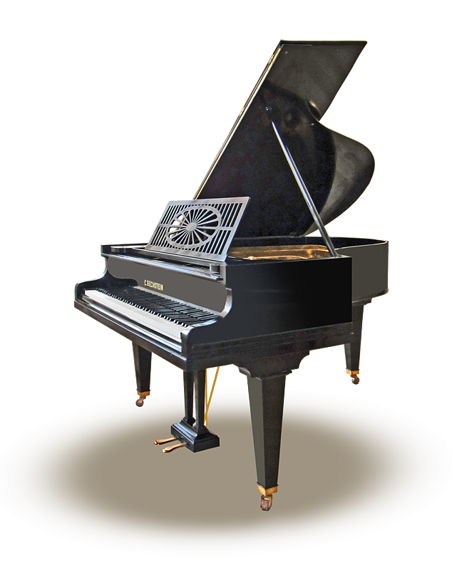 Коричневый салонный старинный рояль Стейнвей В-211