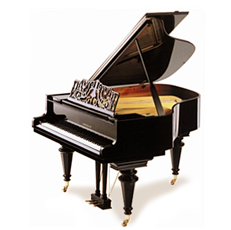 Черный рояль Classic 165 см